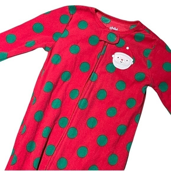 Carter’s footie pajamas Christmas size 3T JJ - Picture 1 of 3